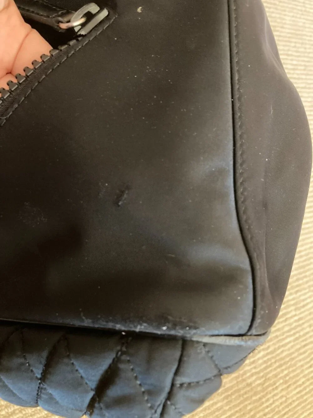 Rebecca Minkoff Jude Quilted Nylon Baby Diaper Bag $295 Black - #2221